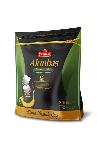 ÇAYKUR Efsane Altınbaş Tomurcuklu Demlik Poşet Çay 5 Gram 200'lü Paketler