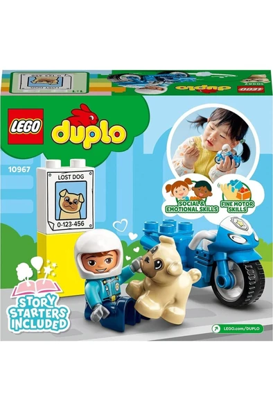 LEGO Duplo Kurtarma Polis Motosikleti 10967.