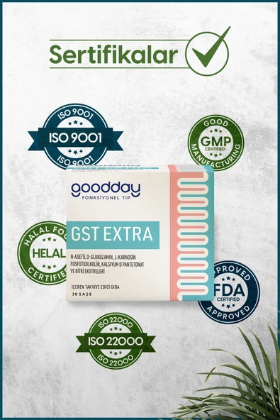 GOODDAY Gst- Extra 30 Saşe Bitkisel Besin Takviyesi - 5