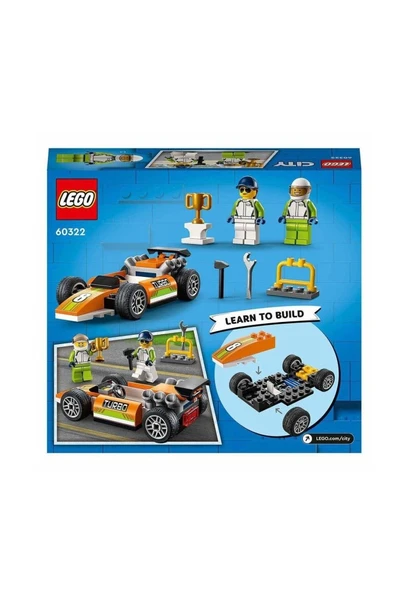 LEGO City Yarış Arabası 60322-4 Yaş Ve Üzeri Çocuklar Için Tasarlanmış Oyuncak Yapım Seti (46 PARÇA) - 3