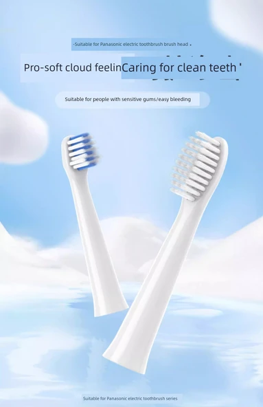 Elektrikli Diş Fırçası Yedeği - Standart Diş Eti Koruma - 6 Adet - Resim 5