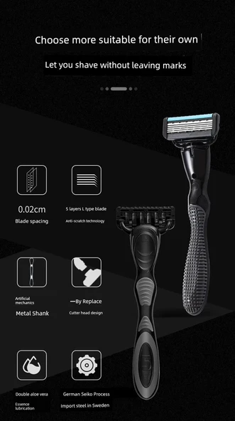 Apache Qi Tıraş Makinesi - 8 Kesici Başlık - Resim 10