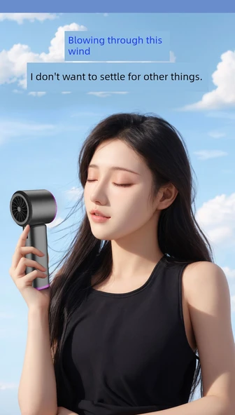 Taşınabilir Yarı İletken Soğutma El Fanı - Soğutma Buz Versiyonu Dyson Renk - 5
