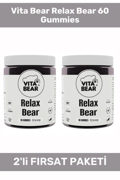 VİTA BEAR Relax Bear 60 Gummies - 2 Adet ürün görseli 1