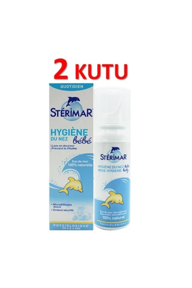 STERİMAR Baby Deniz Suyu Burun Spreyi 100 Ml-2 Adet-skt:04/2027 - 2