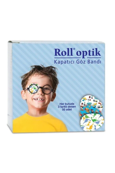 ROLL Ped Çocuklar Için Kapatıcı Göz Bandı 50 Adet - Erkek ürün görseli 1