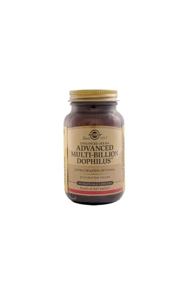 SOLGAR Advanced Multi-billion Dophilus 60 Vegi Kapsül - 1