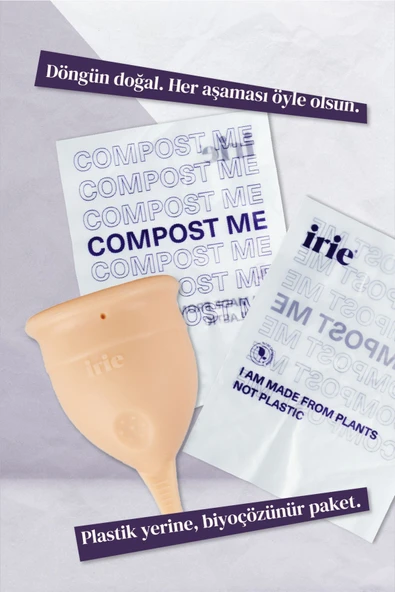 İRİE Adet Kabı 2'li Paket [[small Small]] Kullanımı Kolay - Sızdırmaz - Konforlu - Can Yakmaz Acıtmaz - Resim 7