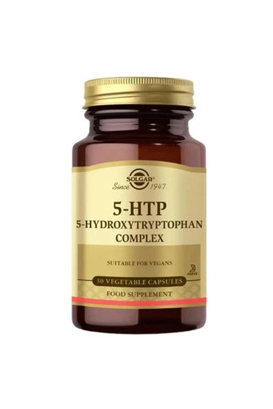 SOLGAR 5-htp Hydroxytryptophan Complex 30 Vegi Kapsül ürün görseli 1