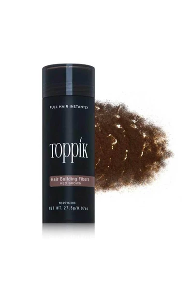 TOPPİK Saç Gürleştirici Toz Orta Kahve 27,5 gr ürün görseli 1