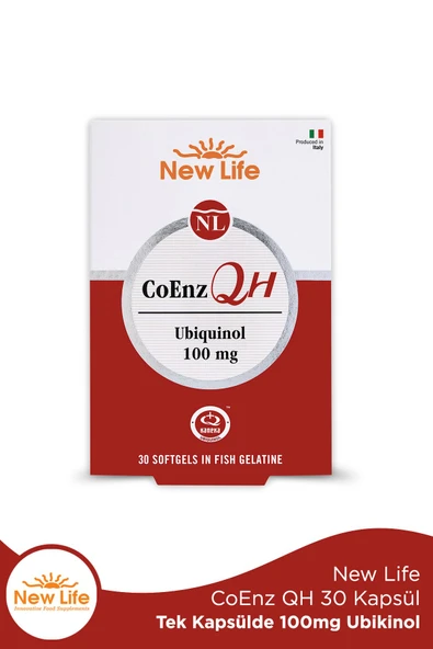 NEW LİFE CoEnz QH Ubikinol 30 Kapsül