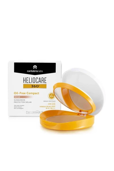 HELİOCARE 360º Spf 50 Oil-free Compact Color Beige | ( Eski Compact Buğday ) ürün görseli 1