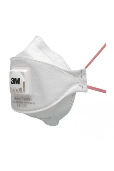 3M 9332+ Aura Ffp3 N95 Ventilli Solunum Koruyucu Maske - Resim 3