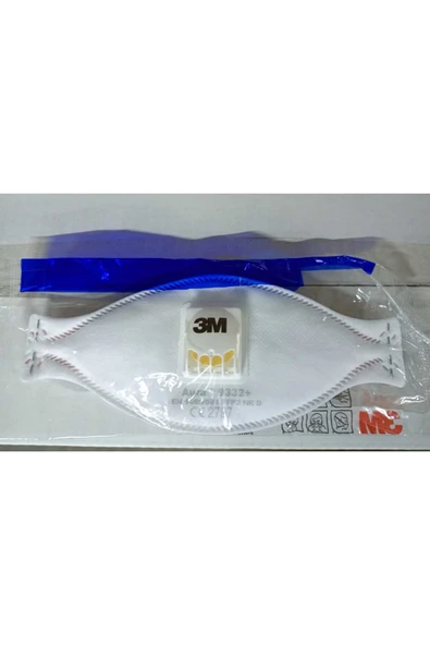3M 9332 VENTİLLİ MASKE 5 ADET.