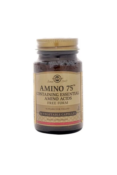 SOLGAR Amino 75 Vegi Kapsül 30lu ürün görseli 1