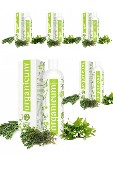 ORGANİCUM Yağlı Saçlar Için Şampuan 350 Ml X 5 Adet - 1