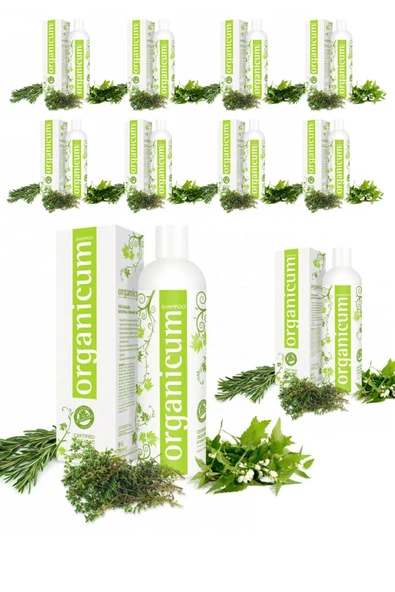 ORGANİCUM Yağlı Saçlar Için Şampuan 350 Ml X 10 Adet ürün görseli 1