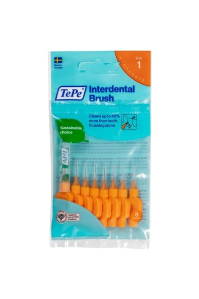 TEPE Arayüz Fırçası Turuncu 0.45mm 8'li T102 ürün görseli