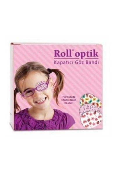 ROLL Göz Kapama Bandı 20 Adet Roll Optik Kız Çocuk