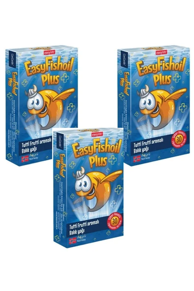 EASYVİT Easyvit Easyfishoil Grow 30 Jel Tablet X3