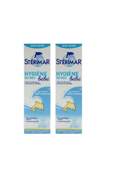 STERİMAR Baby Deniz Suyu Spreyi 100 Ml Ikili Paket (100ml X 2adet)