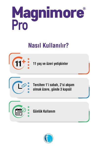 MAGNİMORE Pro Magnezyum 60 Bitkisel Kapsül N-asetil Taurinat L-treonat - 4