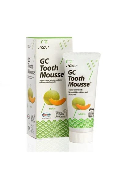 GC Tooth Mousse Çocuklar Için Diş Minelerini Koruyucu Bakım Kremi Macunu 40 Gr Kavun - 2