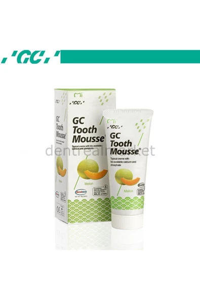 GC Tooth Mousse Çocuklar Için Diş Minelerini Koruyucu Bakım Kremi Macunu 40 Gr Kavun - 1