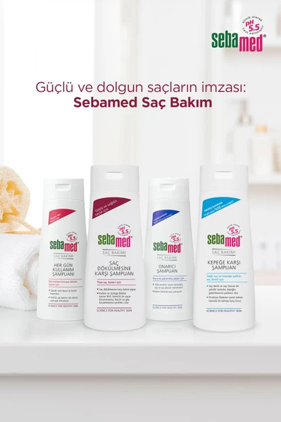 SEBAMED Besleyici Onarıcı Kuru ve Hassas Saç Tipine Özel Her Gün Kullanım Günlük Saç Bakım Şampuanı 400ml - Resim 3