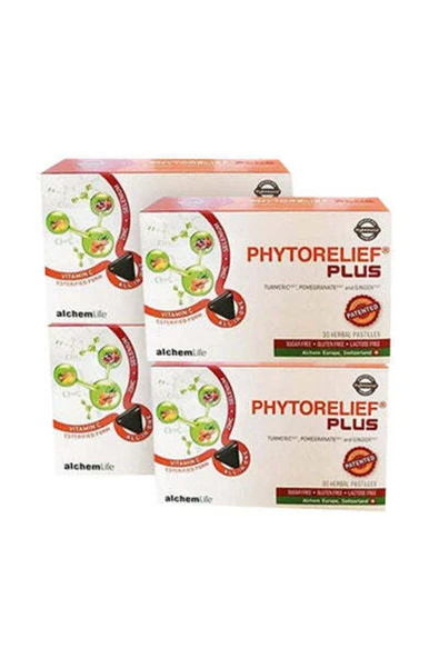 ALCHEMLİFE Phytorelief Plus 30 Pastil 4'lü Paket ürün görseli 1