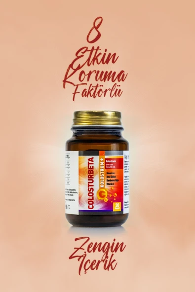 LAMOS İLAÇ COLOSTURBETA KOLOSTRUM İÇEREN MULTİVİTAMİN 30 KAPSÜL - Resim 7