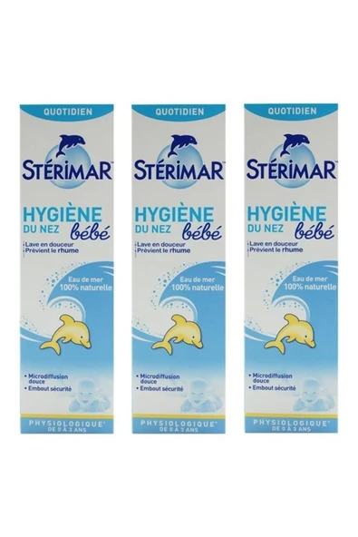STERİMAR Baby Deniz Suyu Burun Spreyi 100 Ml-3 Adet-skt:04/2027 ürün görseli 1