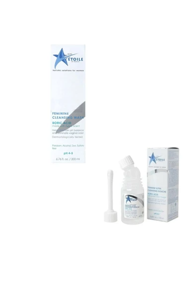 ETOİLE Feminine Ultra Cleansing Douche 100 ml & Mon Etoile Feminine Cleansing Wash 200 Ml ürün görseli 1
