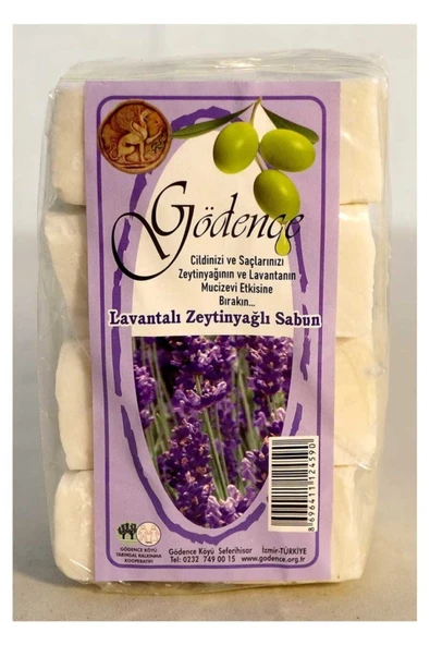 GÖDENCE TARIMSAL KALKINMA KOOPERATİFİ Lavantalı Zeytinyağlı Sabun 400 Gr - Gödence Kooperatifi