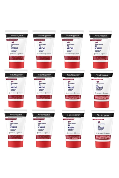 NEUTROGENA Norveç Formülü Parfümsüz El Kremi 50 ml 12 Adet ürün görseli 1