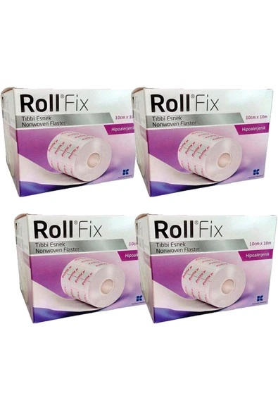 ROLLFİX Roll Fix Tıbbi Esnek Flaster 10 Cm X 10 M (4kutu) ürün görseli 1