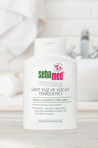 SEBAMED Likit Yüz & Vücut Temizleyici 200 ml - 3