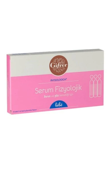 GİFRER Serum Fizyolojik 10'lu 8699177825008