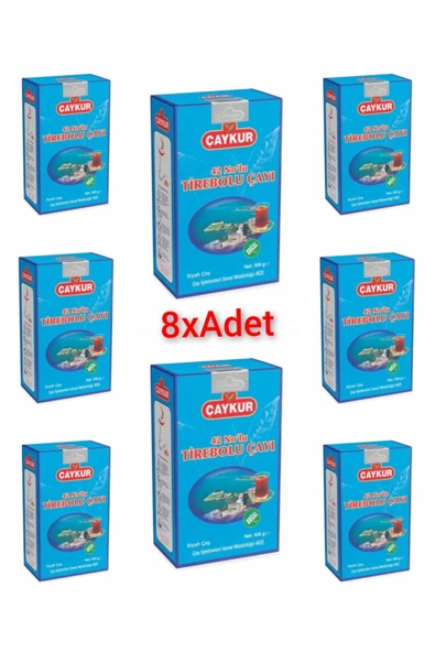 ÇAYKUR 42 Nolu Tirebolu Çayı 500gr 8x Adet - 1