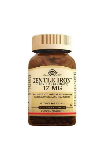 SOLGAR Gentle Iron 17mg 90 Kapsül ürün görseli 1