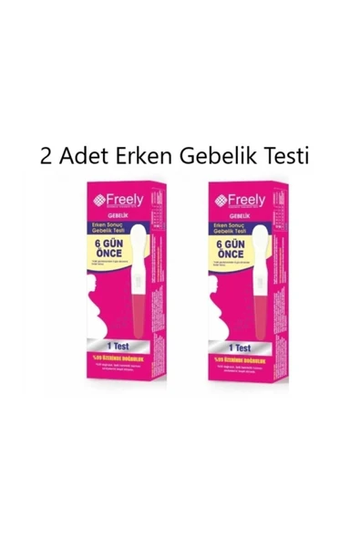 FREELY Erken Gebelik Testi 2 Adet ürün görseli 1