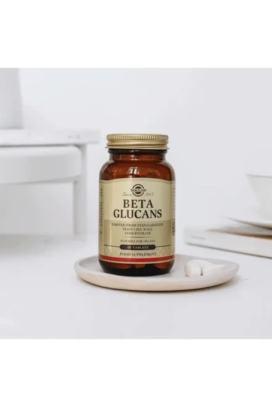 SOLGAR Beta Glucans 60 Tablet - (SKT: 10/2026) - Resim 5