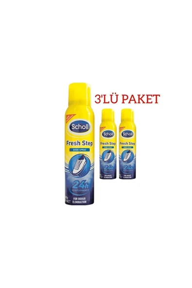 SCHOLL Ayakkabı Spreyi , Koku Giderici 3'lü Paket - Resim 3