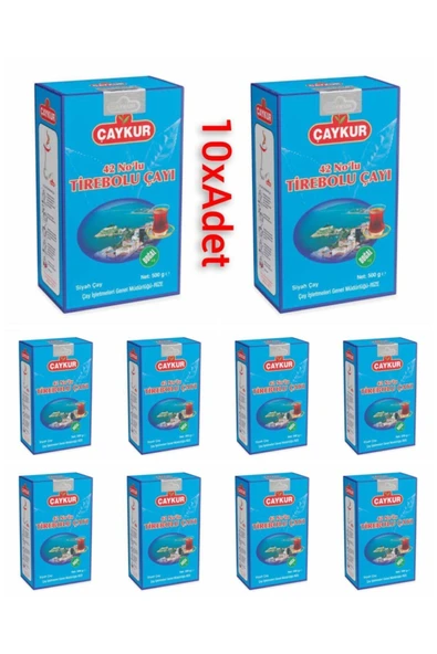 ÇAYKUR 42 Nolu Tirebolu Çayı 500gr 10x Adet - 1