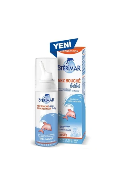 STERİMAR Baby Blocked Nose Hipertonik Sprey 100 ml ürün görseli