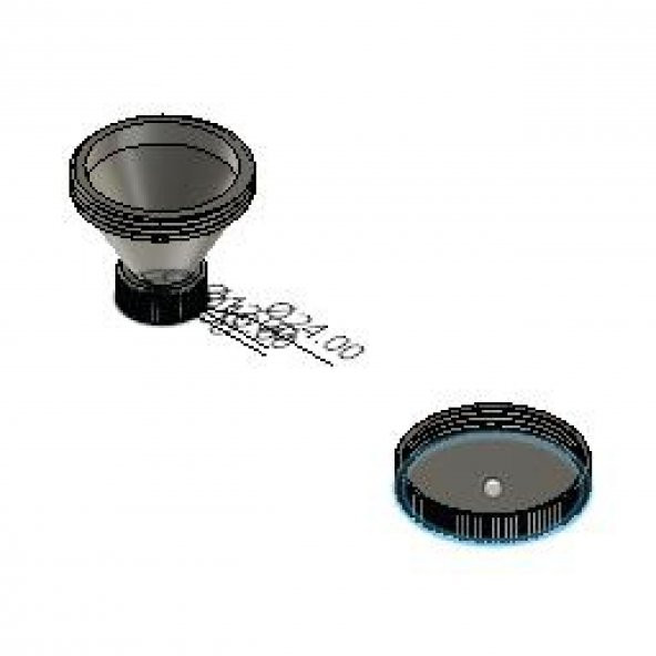 Kullanılan Yağı Geri Dönüştürmek İçin Şişe Hunisi Plastik Aparat - Resim 3