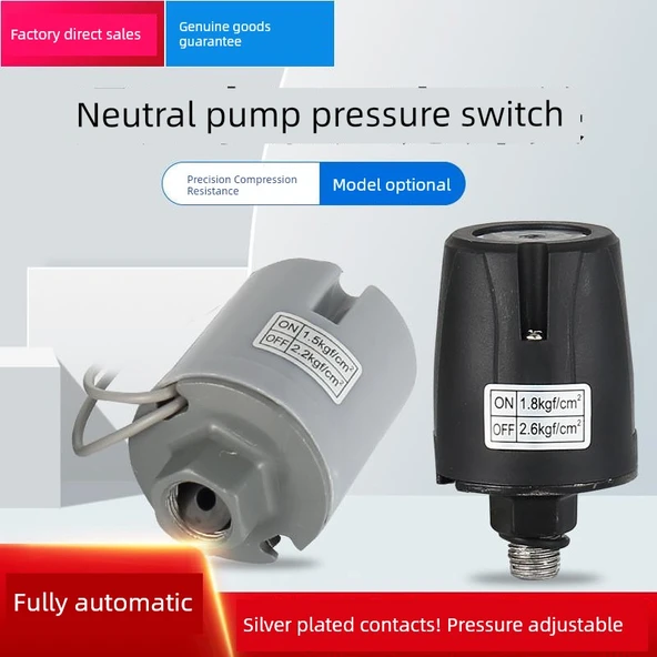 220V Otomatik Su Pompası - 3 Nokta İç Tel Basınç 2.2-3.0kg - 2