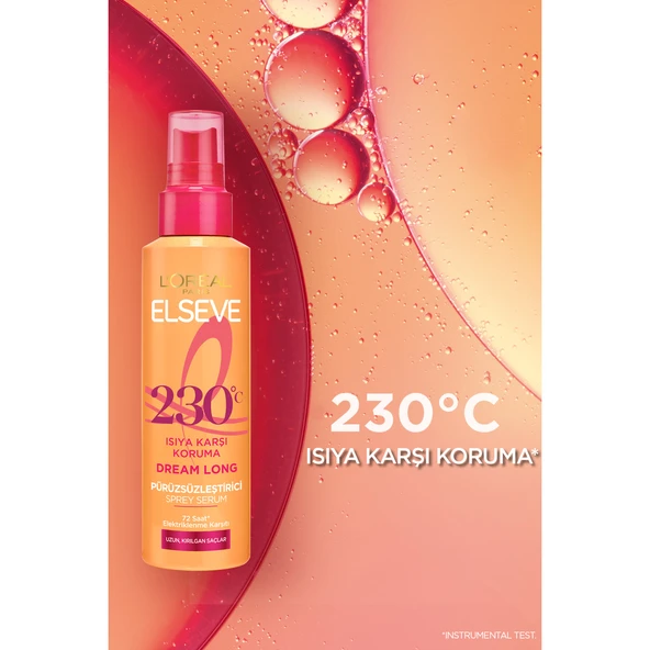 L'Oréal Paris Elseve Dream Long Isıya Karşı Koruyucu & Pürüzsüzleştirici Sprey Serum 150ml - 3