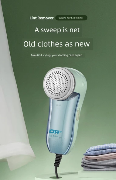 Tüy Topu Kesici Kadın Tıraş Makinesi - Yükseltme +5 Altı Yaprak Kesici Başlık + Ağ Kapağı - Resim 8