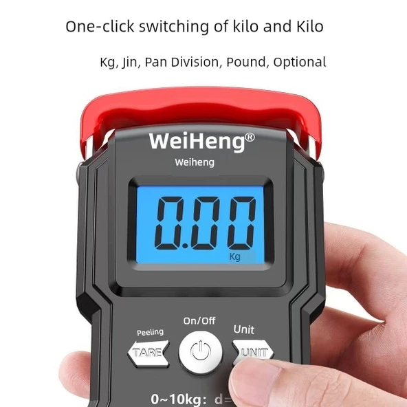 Taşınabilir Elektronik Askı Terazisi - Extreme Pil - 50kg - 4